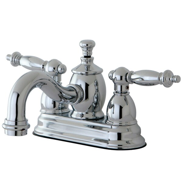KS7101TL 4" Centerset Bathroom Faucet, Polished Chrome